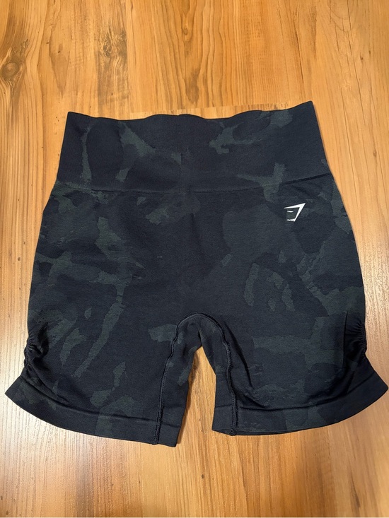 Gymshark Pants - Gymshark Black Camo High-Waist Women’s Athletic Shorts